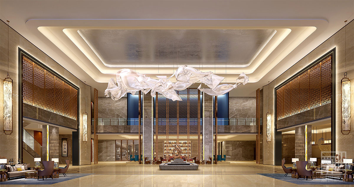 未來智能風(fēng)格的高端酒店設(shè)計,將科技與人性化設(shè)計巧妙融合