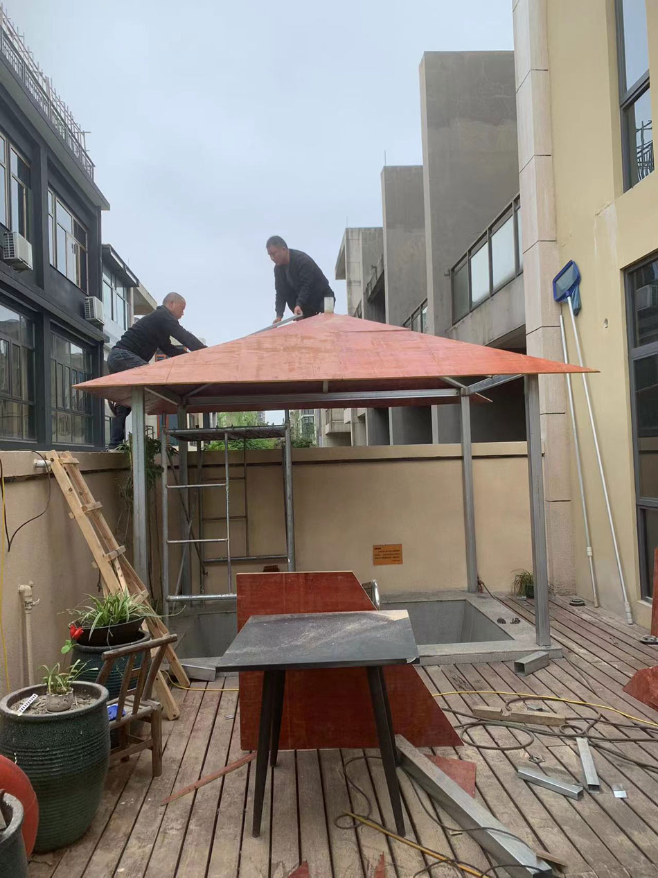 設計師赴湯城麓墅溫泉民宿提質改造現場進行工作指導及設計辦公 設計師赴湯城麓墅溫泉民宿提質改造現場進行工作指導及設計辦公